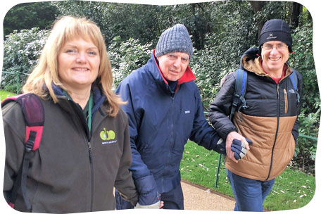 Out for a walk on a Supported Dementia Holiday
