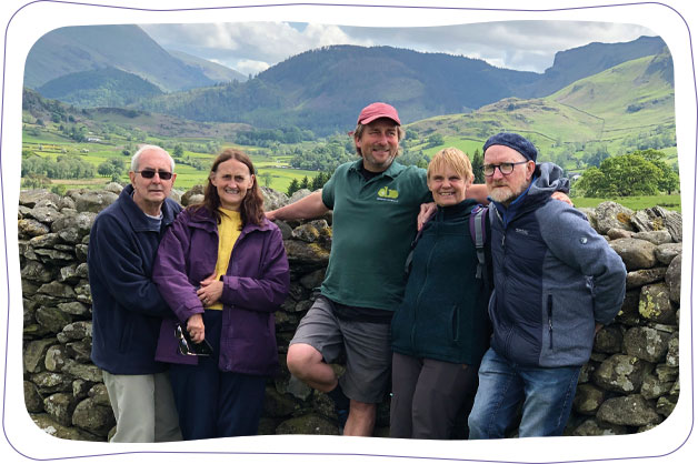 Derwent Water Group enjoying the view