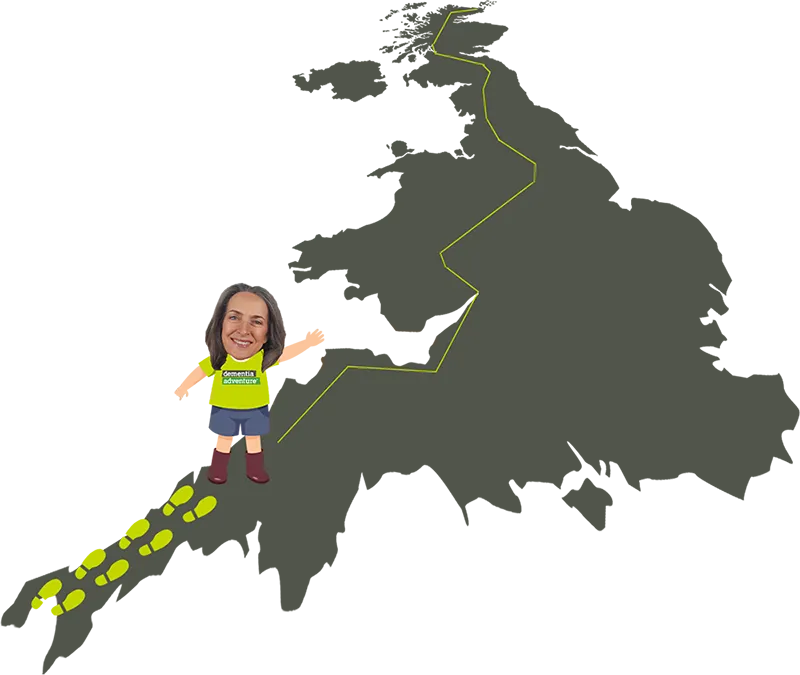 Map of Harriet's journey