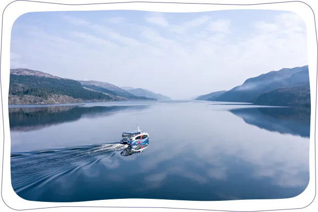 Boat on a loch