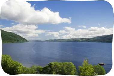 View of a loch in Scotland